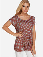Custom Womens Short Sleeve Blouses