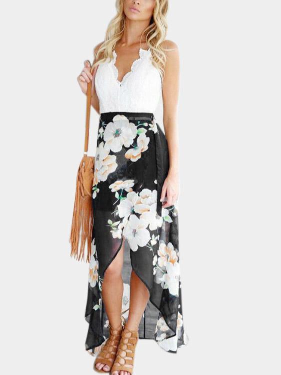OEM ODM Ladies Black Maxi Dresses