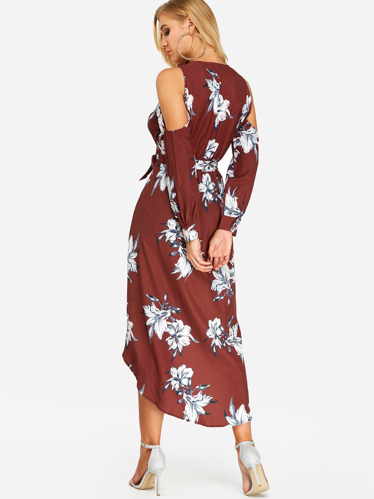 NEW FEELING Womens Floral Maxi Dresses