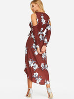 NEW FEELING Womens Floral Maxi Dresses