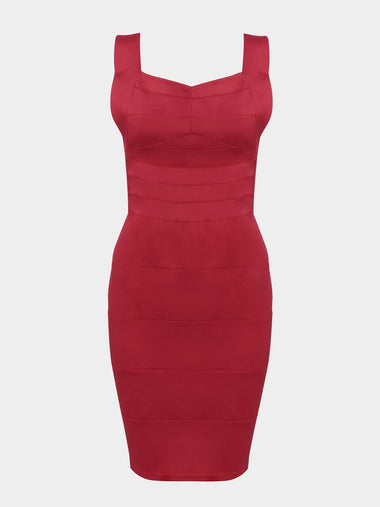 Wholesale Red Sleeveless Mini Dress