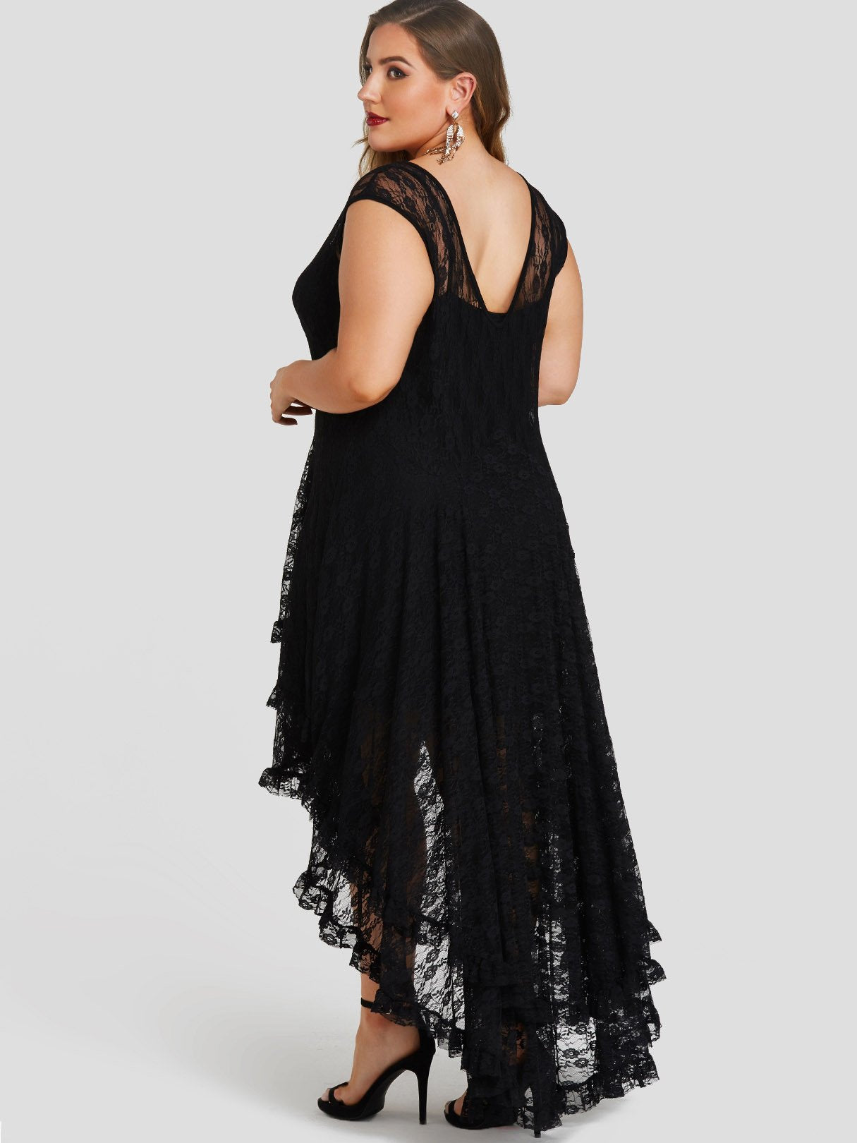 ODM Ladies Sleeveless Plus Size Dress