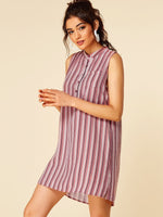 OEM Ladies Pink Casual Dresses