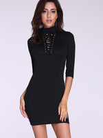 ODM Ladies Half Sleeve Mini Dress