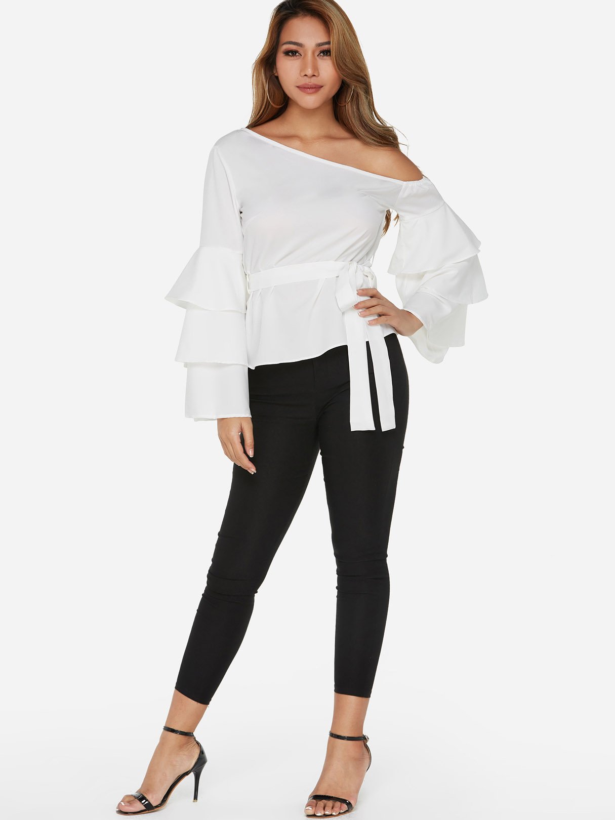 OEM ODM Womens Black Blouses