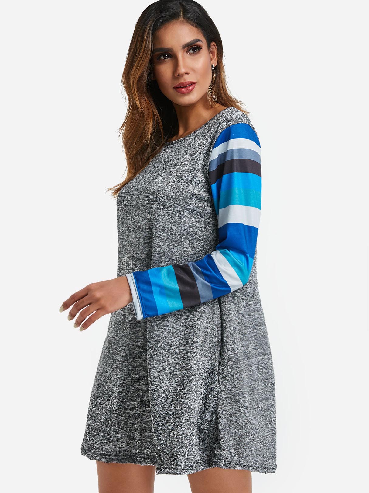 OEM Ladies Grey Mini Dresses