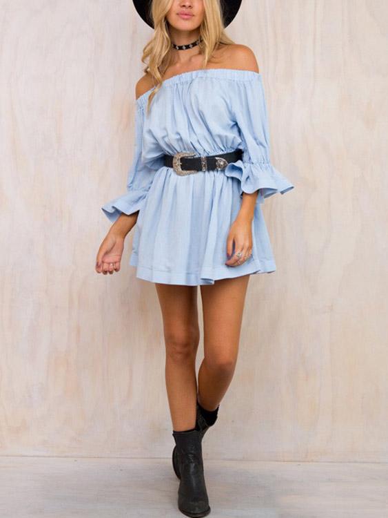 ODM Ladies Long Sleeve Mini Dress
