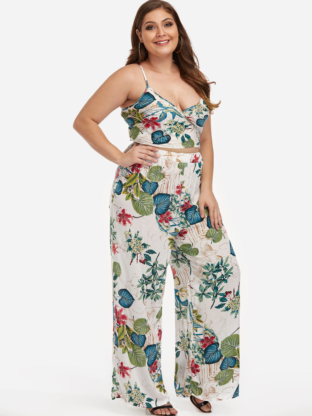 NEW FEELING Womens White Plus Size Bottoms