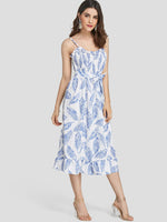OEM Ladies Blue Casual Dresses