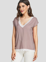Custom Ladies V-Neck T-Shirts