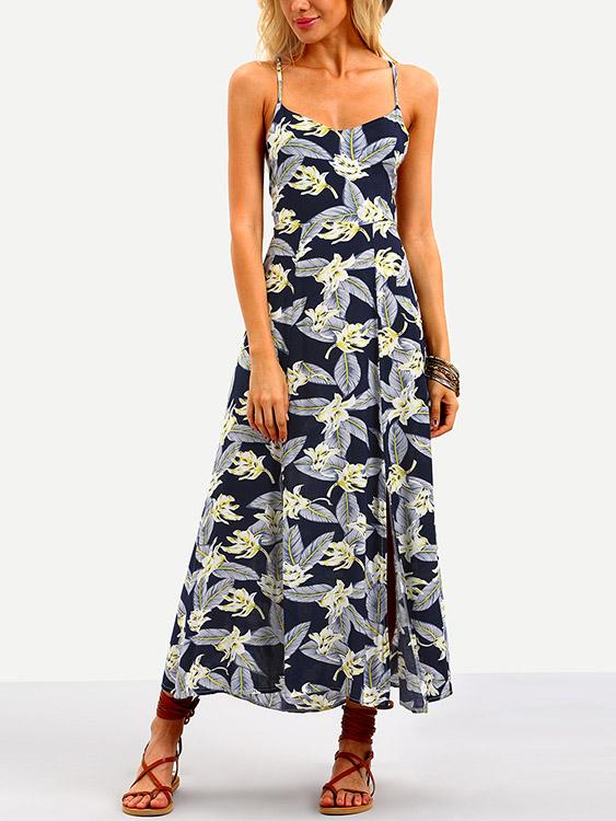 ODM Ladies Sleeveless Maxi Dress