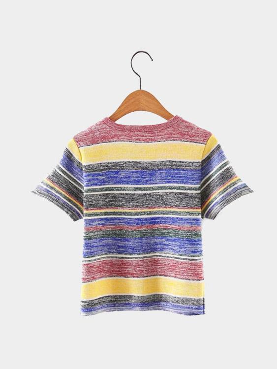 NEW FEELING Womens Multi T-Shirts