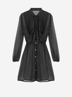 Wholesale Black Long Sleeve Sexy Dress