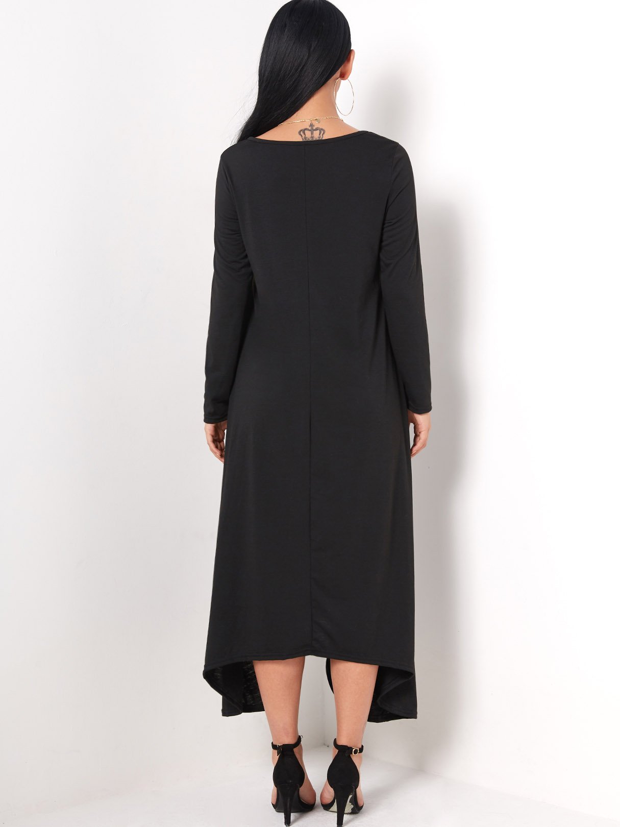 NEW FEELING Womens Black Maxi Dresses