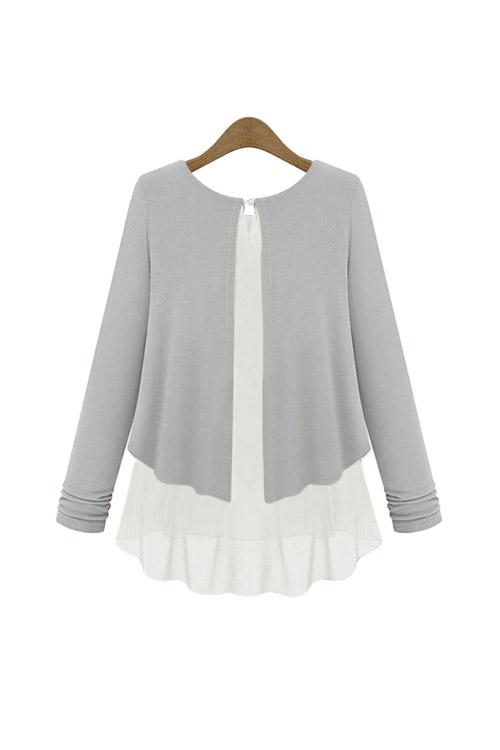 NEW FEELING Womens Multi Blouses