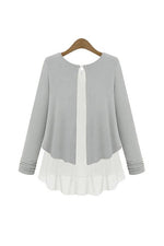 NEW FEELING Womens Multi Blouses