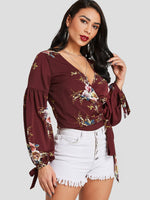 OEM Ladies Burgundy Blouses