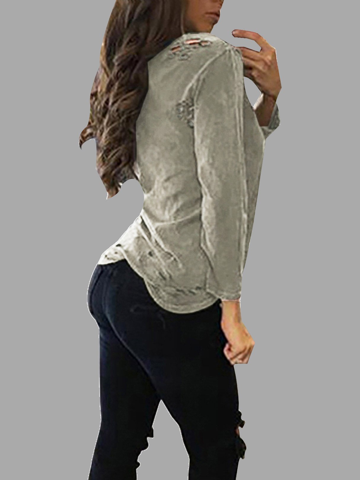 NEW FEELING Womens Green T-Shirts