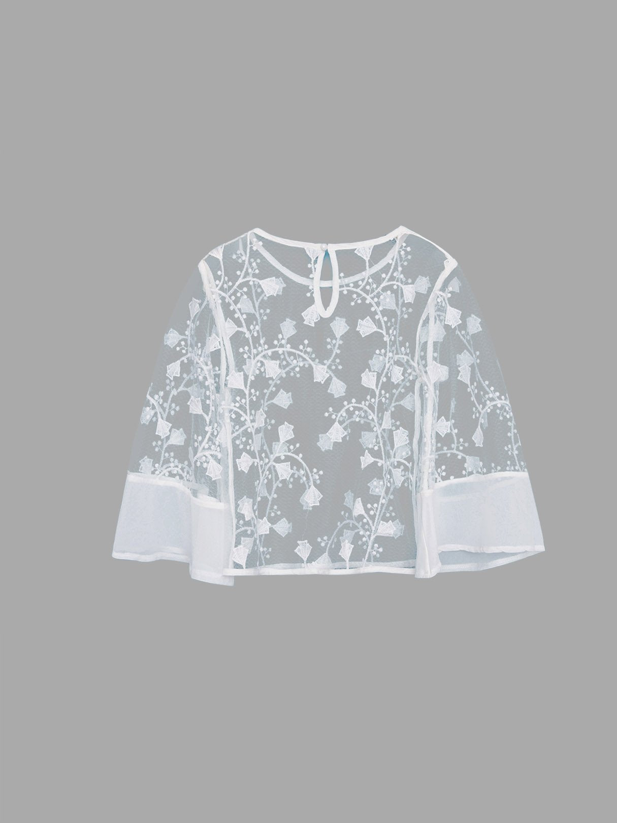 NEW FEELING Womens White Blouses