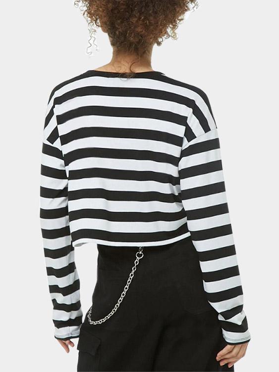NEW FEELING Womens Striped T-Shirts