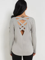NEW FEELING Womens Grey T-Shirts