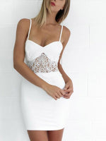 OEM Ladies White Mini Dresses