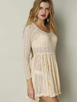 OEM Ladies Apricot Mini Dresses