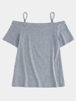 NEW FEELING Womens Grey T-Shirts