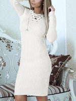 ODM Ladies Long Sleeve Casual Dresses