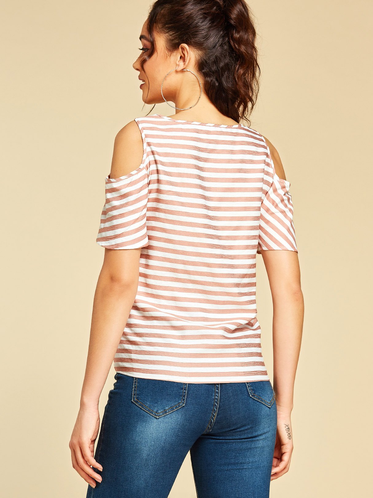 ODM Ladies Short Sleeve Blouses