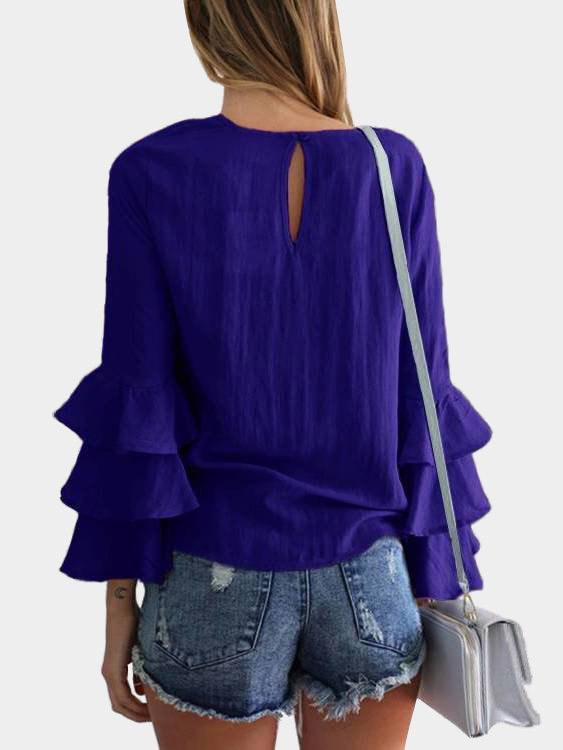 OEM ODM Ladies Plum Blouses