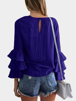 OEM ODM Ladies Plum Blouses