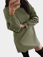 NEW FEELING Womens Green Mini Dresses