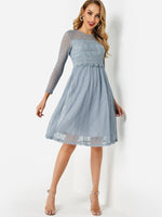 OEM ODM Womens 3/4 Sleeve Midi Dress