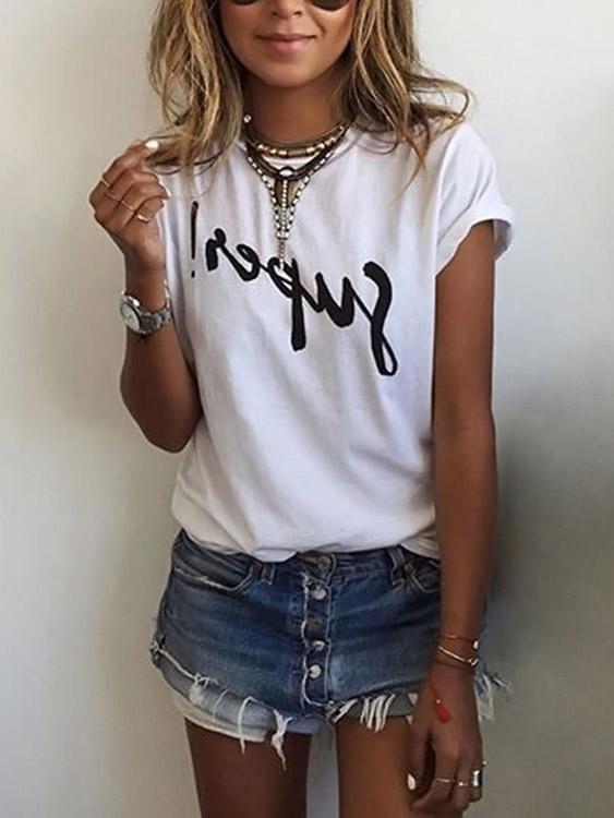 OEM ODM Womens White T-Shirts