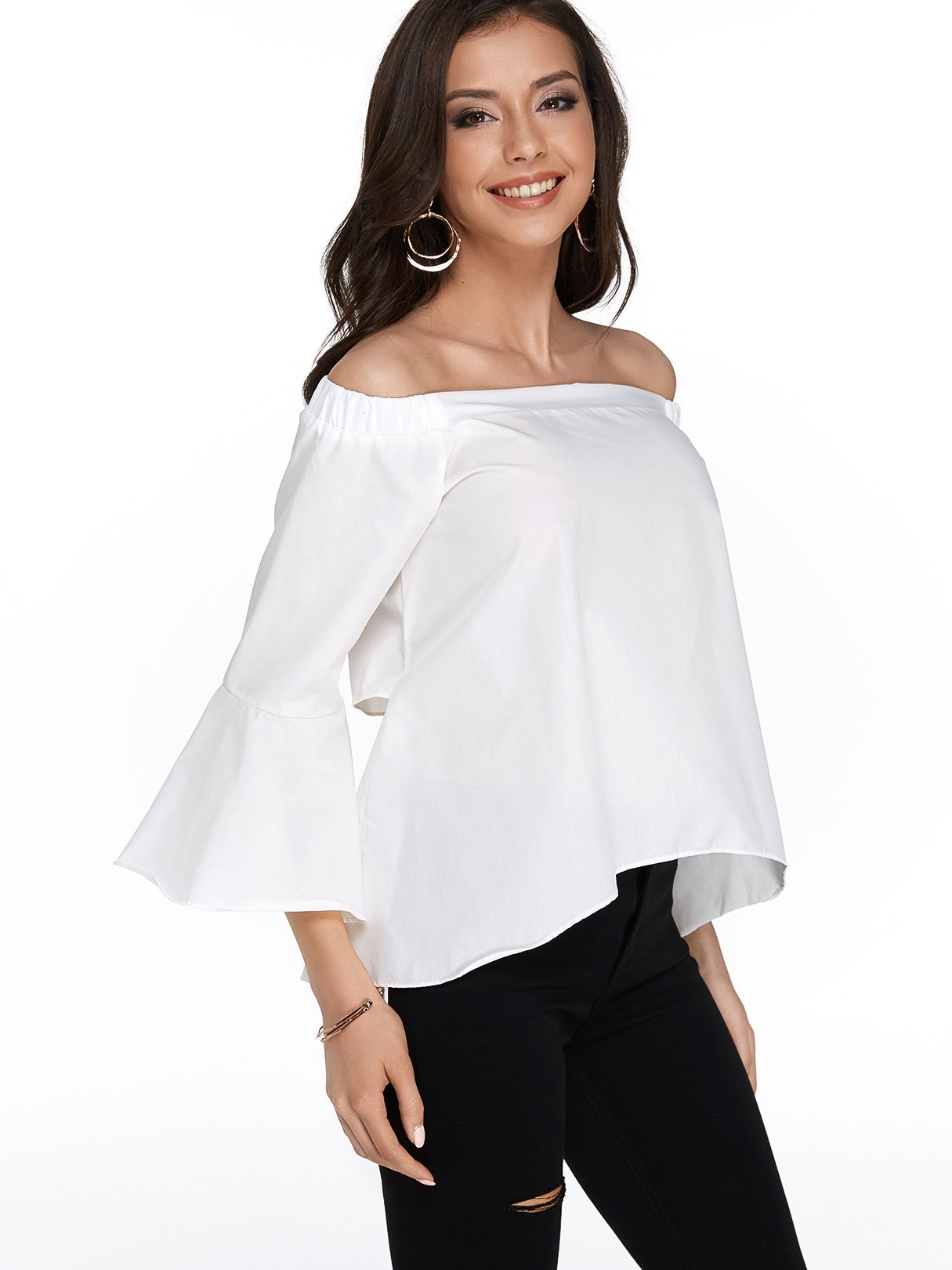 OEM Ladies White Blouses