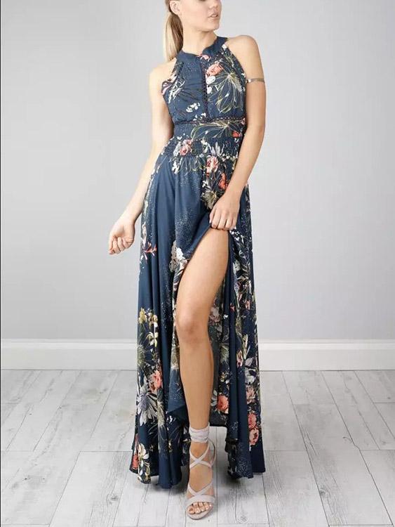 ODM Ladies Sleeveless Maxi Dress