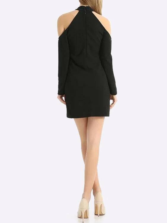 OEM Ladies Black Mini Dresses