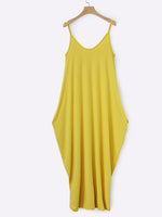 OEM ODM Womens Yellow Maxi Dresses