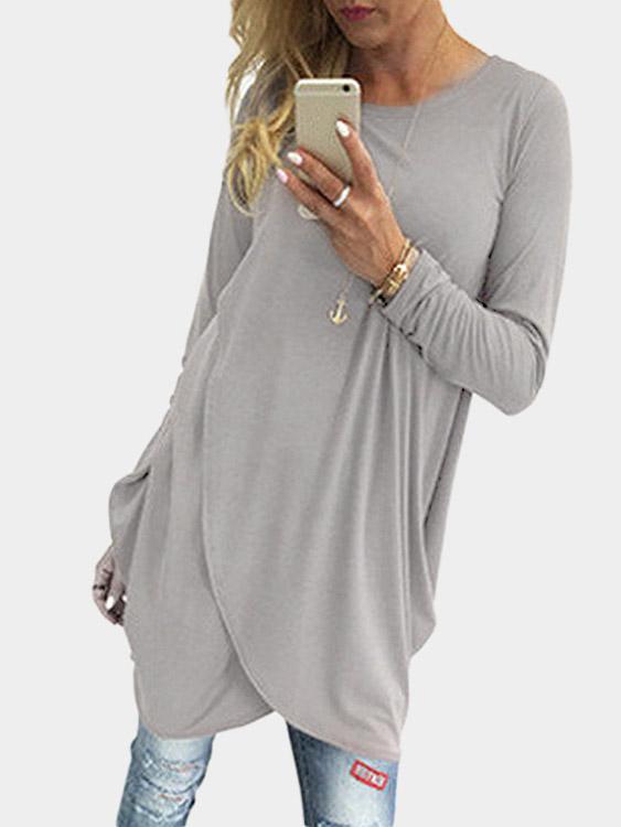 NEW FEELING Womens Grey Mini Dresses