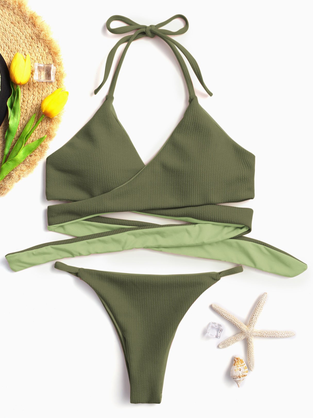 OEM ODM Yellow Girls Bikini
