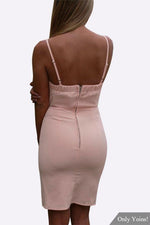 NEW FEELING Womens Pink Mini Dresses