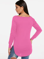 NEW FEELING Womens Pink T-Shirts