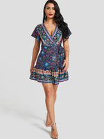 NEW FEELING Womens Floral Floral Dresses
