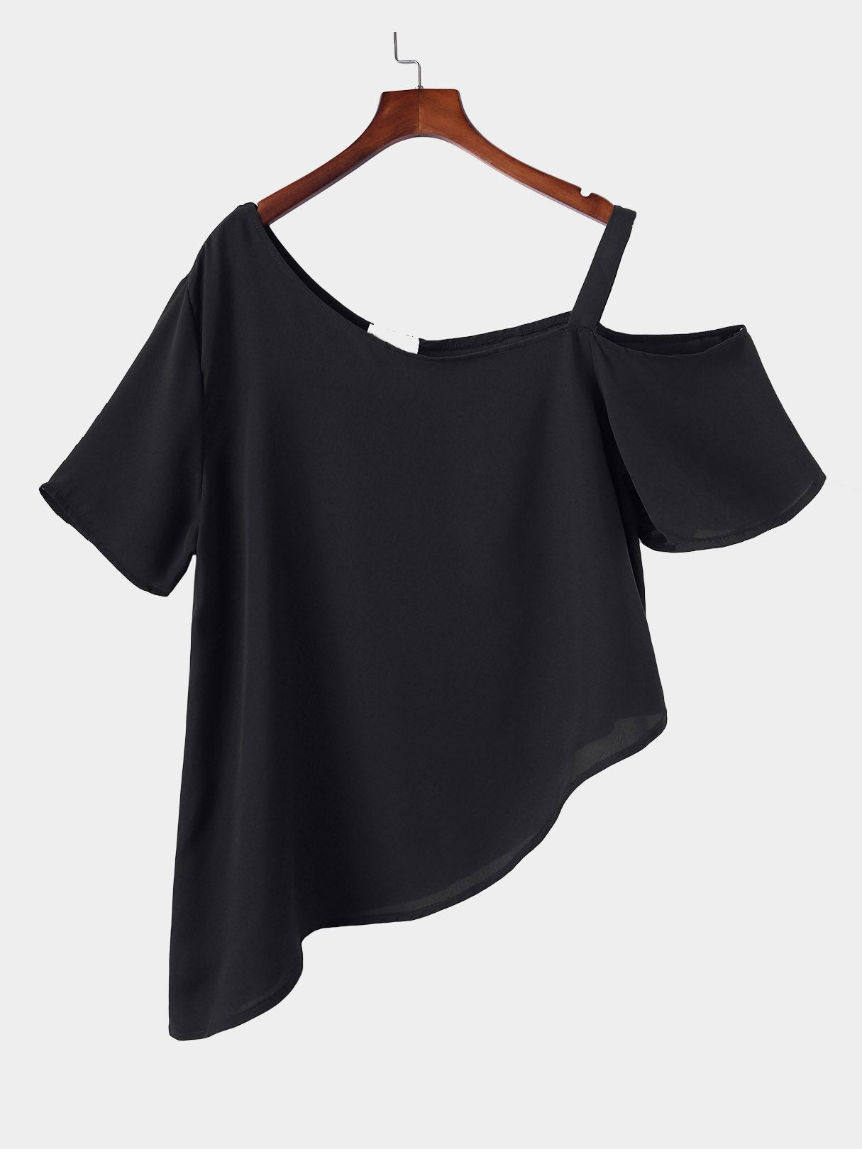NEW FEELING Womens Black T-Shirts