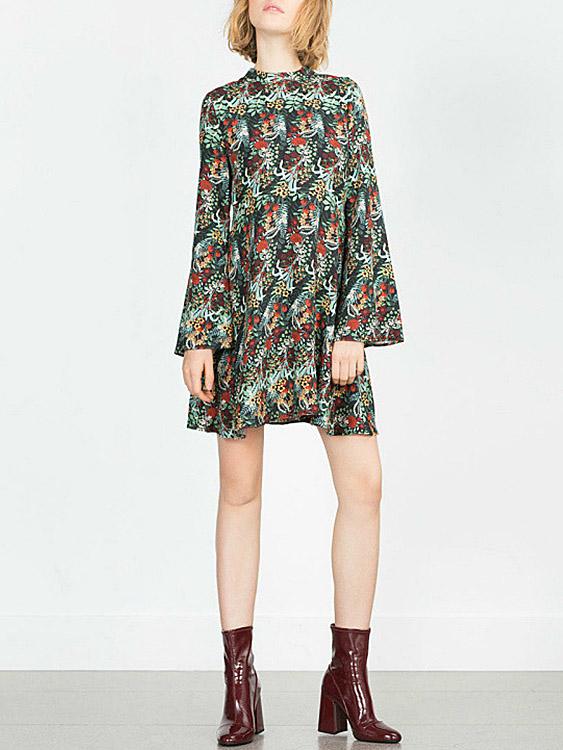 ODM Ladies Long Sleeve Mini Dress