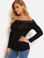 OEM Ladies Black T-Shirts