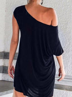 OEM Ladies Black Shirt Dresses