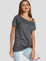 ODM Ladies Short Sleeve Blouses