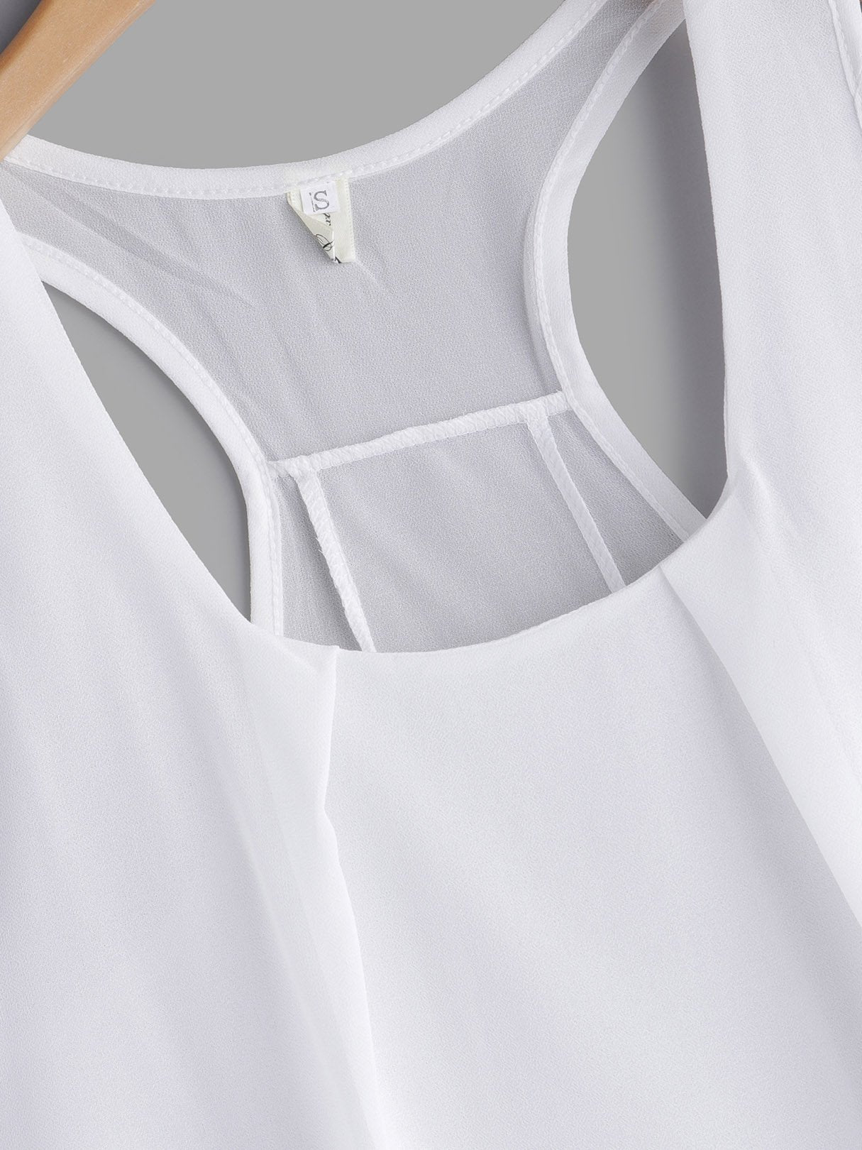 OEM Ladies White Camis
